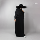 عباءة عفاف ـ تصميم  سلسبيل - ثوب ريحانة  