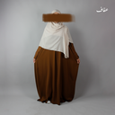 عباءة عفاف ـ تصميم  سلسبيل - ثوب ريحانة  
