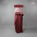 عباءة عفاف ـ تصميم  سلسبيل - ثوب ريحانة  