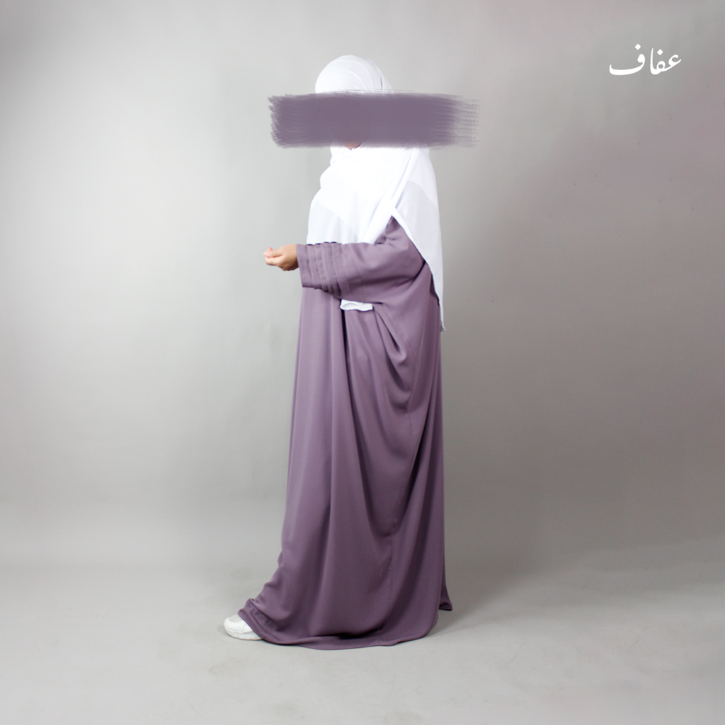 عباءة عفاف ـ تصميم  سلسبيل - ثوب ريحانة  
