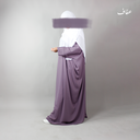 عباءة عفاف ـ تصميم  سلسبيل - ثوب ريحانة  