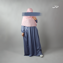 عباءة عفاف - تصميم  الكوثر- ثوب ريحانة 