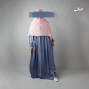 عباءة عفاف - تصميم  الكوثر- ثوب ريحانة 