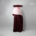 عباءة عفاف - تصميم  الكوثر- ثوب ريحانة 