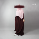 عباءة عفاف - تصميم  الكوثر- ثوب ريحانة 