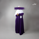 عباءة عفاف - تصميم  الكوثر- ثوب ريحانة 
