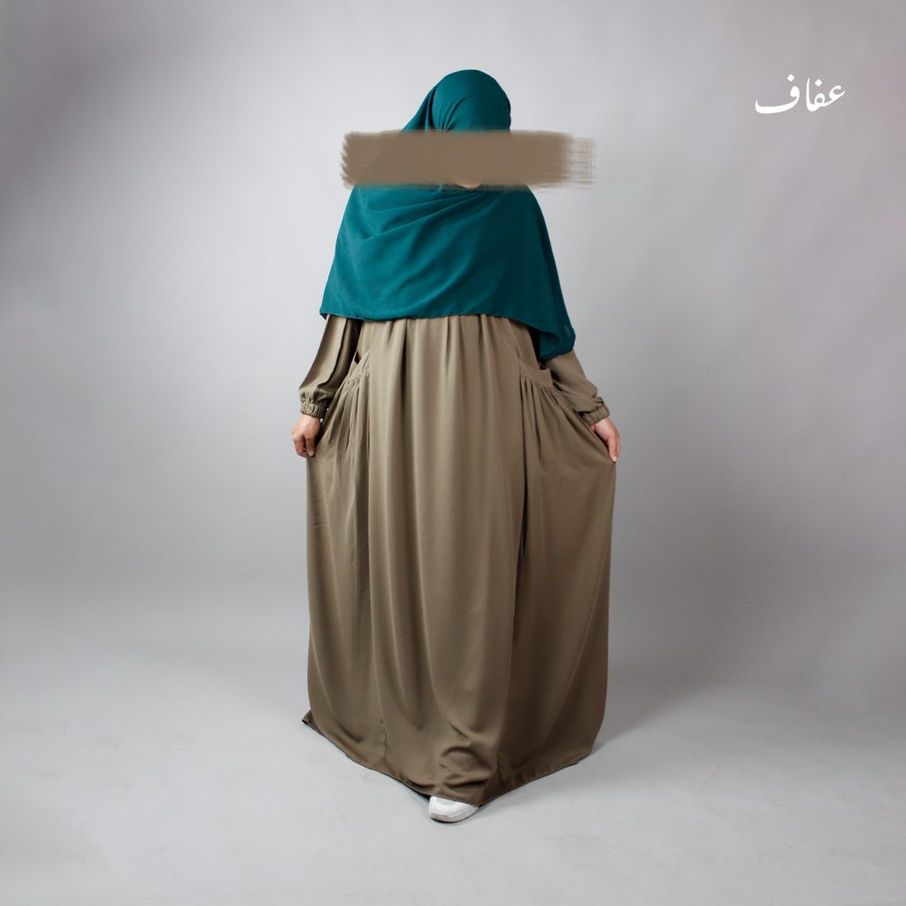 عباءة عفاف - تصميم  الكوثر- ثوب ريحانة 