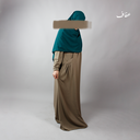 عباءة عفاف - تصميم  الكوثر- ثوب ريحانة 
