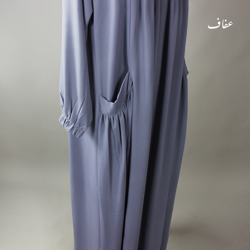 عباءة عفاف - تصميم  الكوثر- ثوب ريحانة 