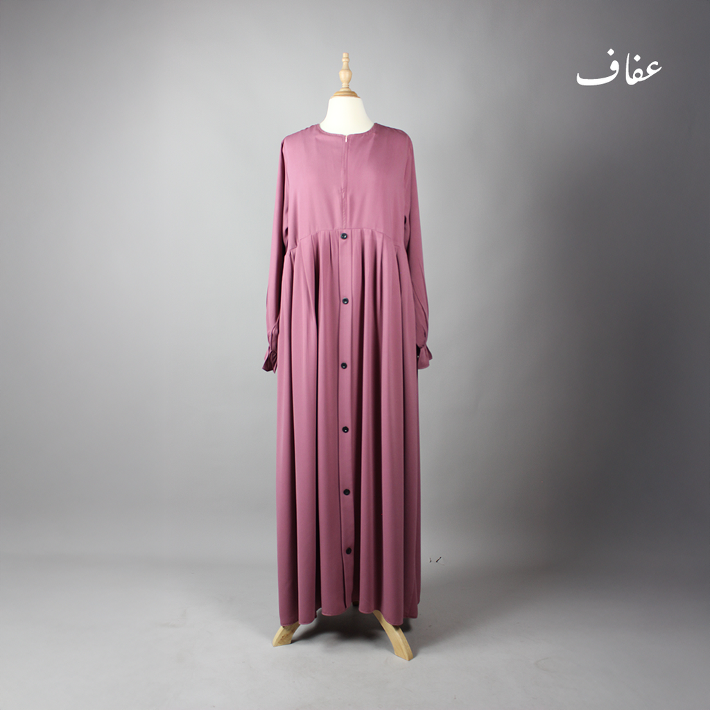  عباءة عفاف - تصميم سمر- ثوب ريحانة