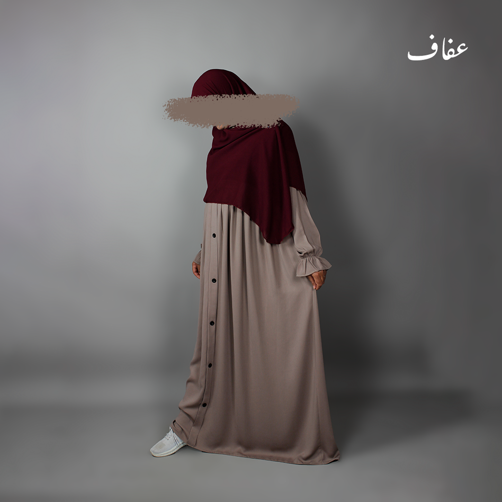 عباءة عفاف - تصميم سمر- ثوب ريحانة