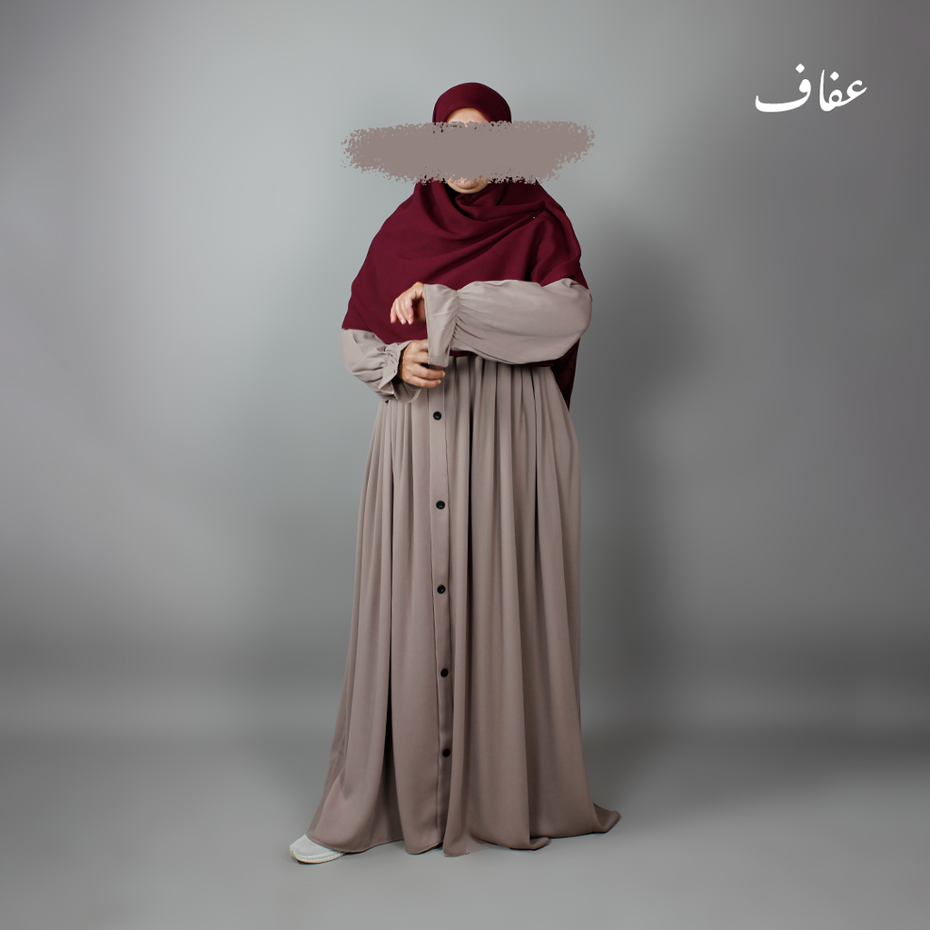  عباءة عفاف - تصميم سمر- ثوب ريحانة