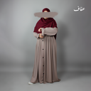  عباءة عفاف - تصميم سمر- ثوب ريحانة