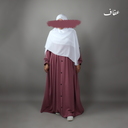  عباءة عفاف - تصميم سمر- ثوب ريحانة