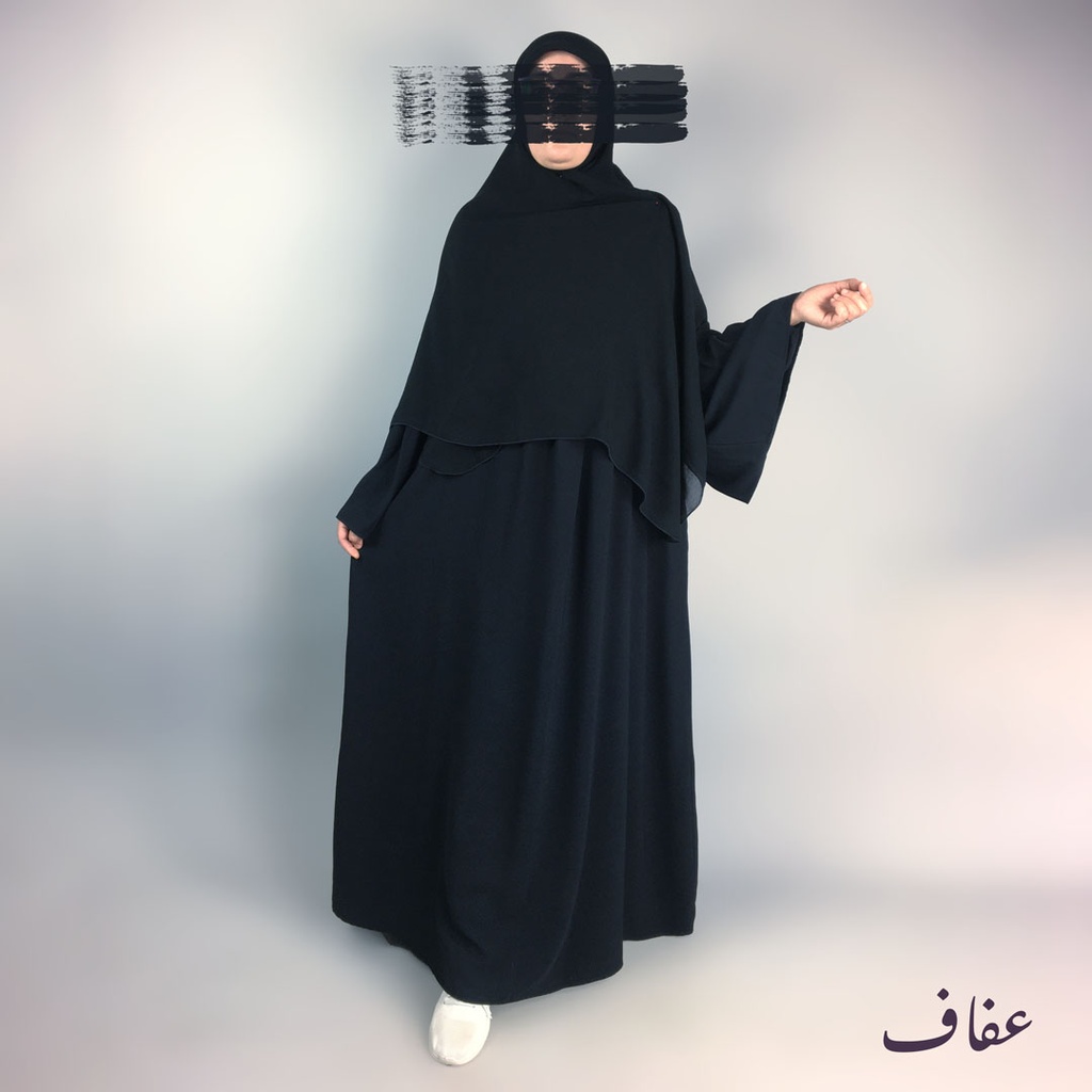 عباءة عفاف-تصميم شمس