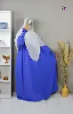 عباءة عفاف - تصميم محاسن - ثوب كريب روزا