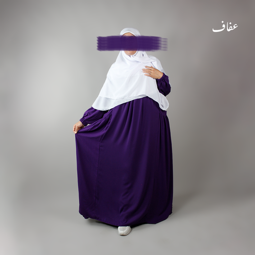 عباءة عفاف - تصميم  الكوثر- ثوب ريحانة 